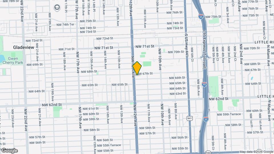 1171 NW 66th St Map and Location Details