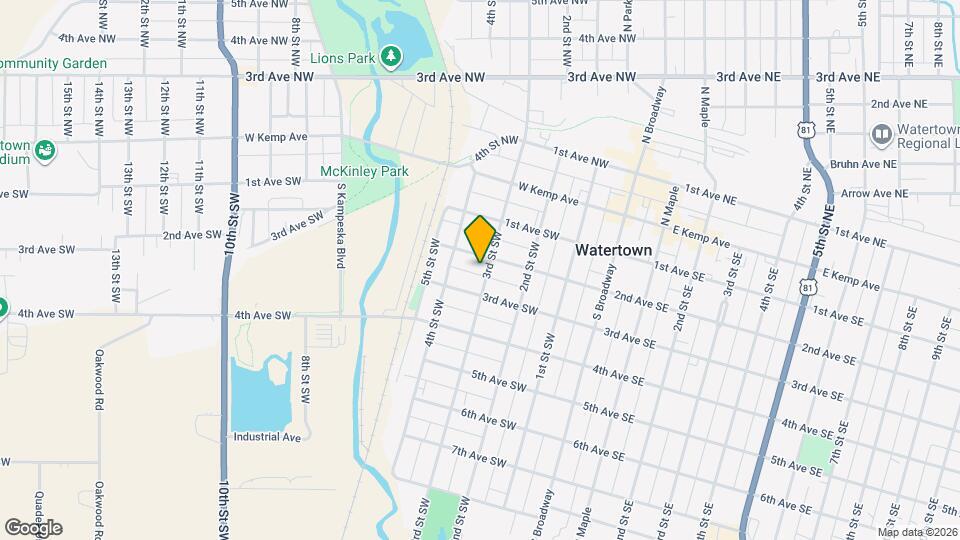207 3rd St SW Map and Location Details