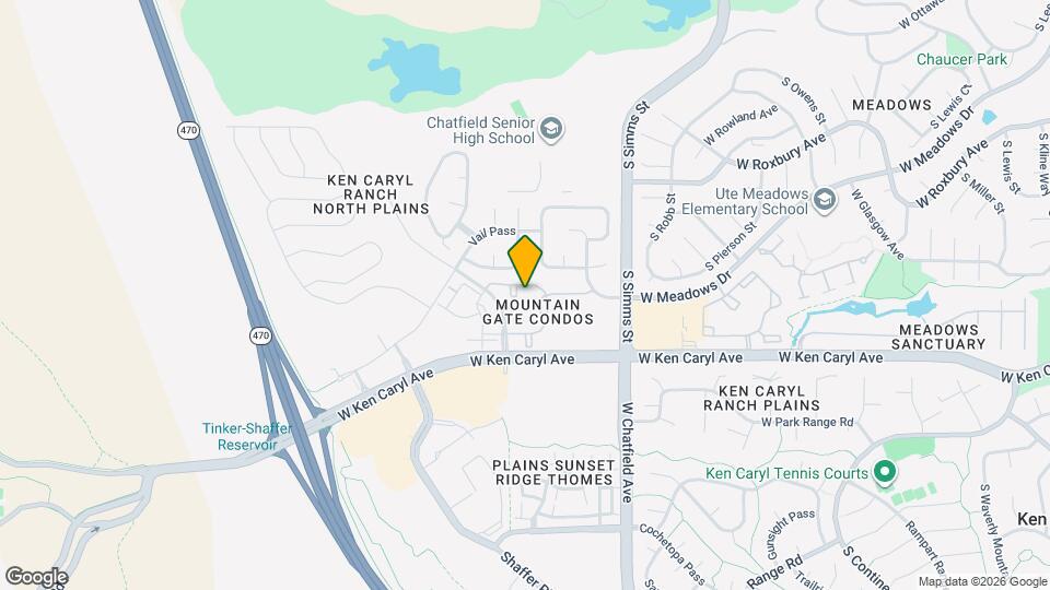 7394 S Alkire St, Unit 102 Mapa y Detalles de la Ubicación