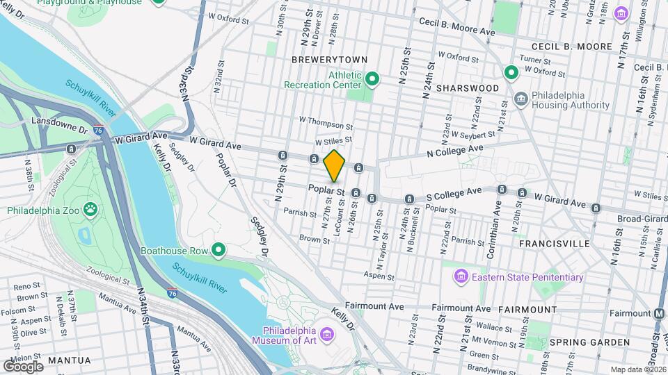 2633-39-1639 Poplar St, Unit LL1 Map and Location Details