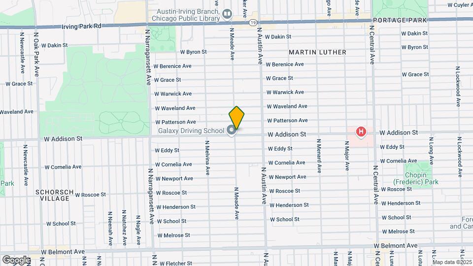 6057 W Addison St, Unit 2 Map and Location Details