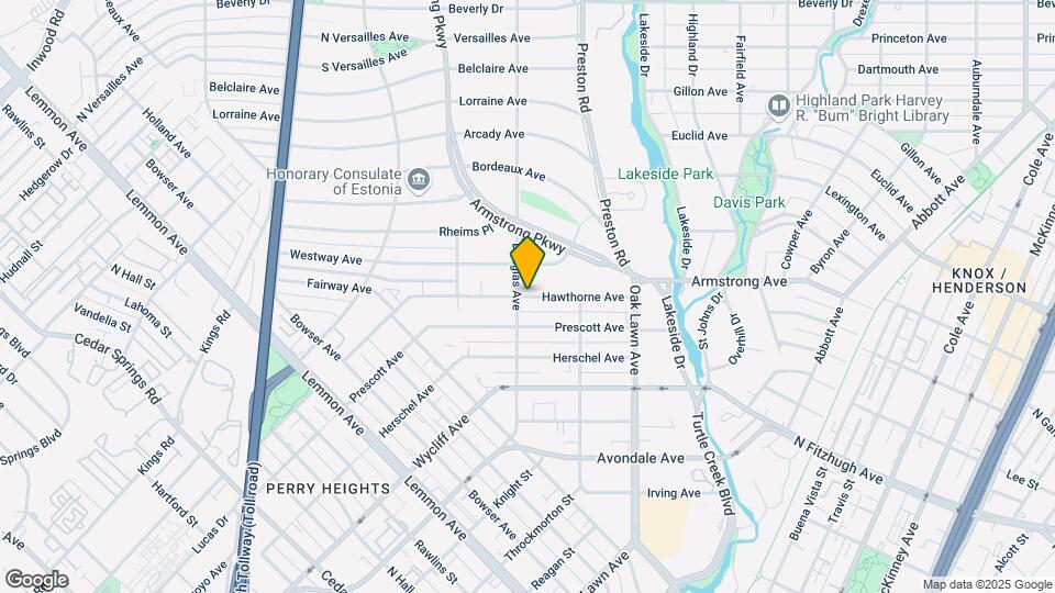 4105 Hawthorne Ave Mapa y Detalles de la Ubicación