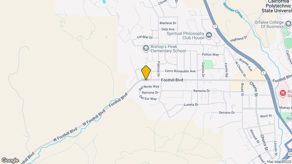 133-135 Foothill Blvd Map and Location Details