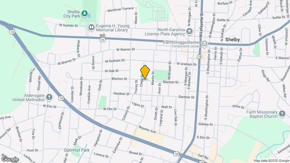 511 Blanton St Map and Location Details