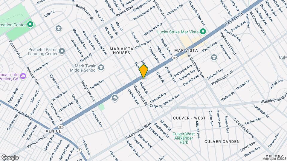 12766 Venice Blvd, Unit 8 Map and Location Details