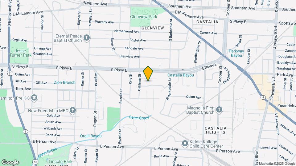 1802 Edmondson Ave Map and Location Details