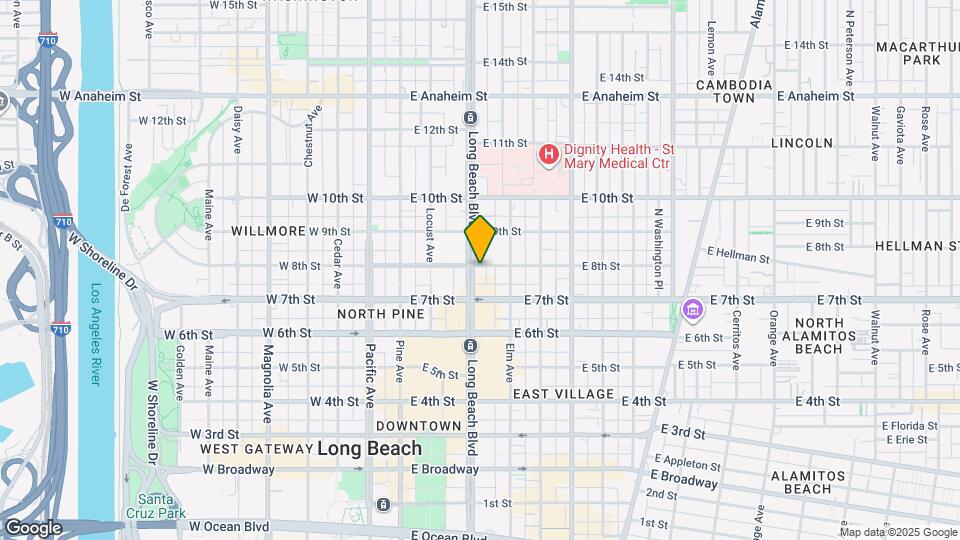 310-316 E 8th St Map and Location Details