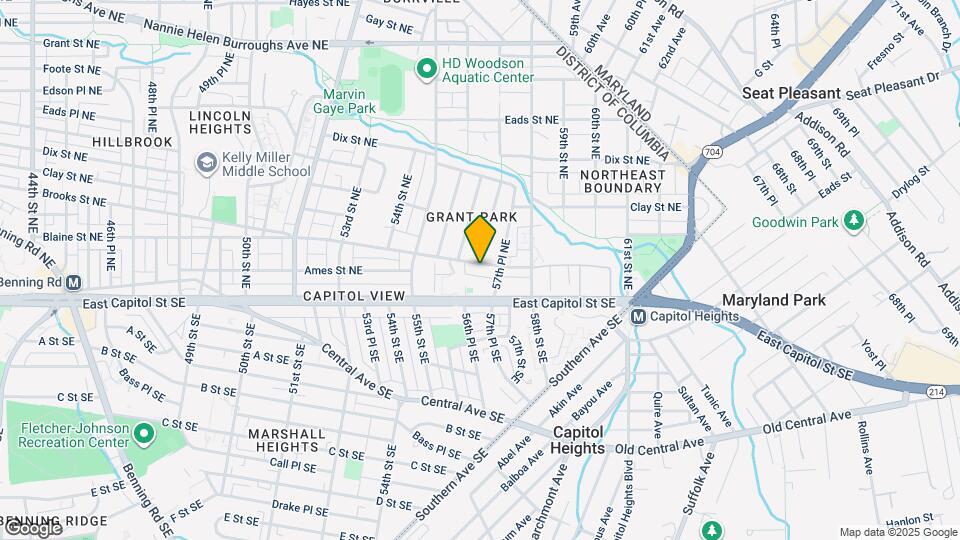 5721 Blaine St NE Map and Location Details