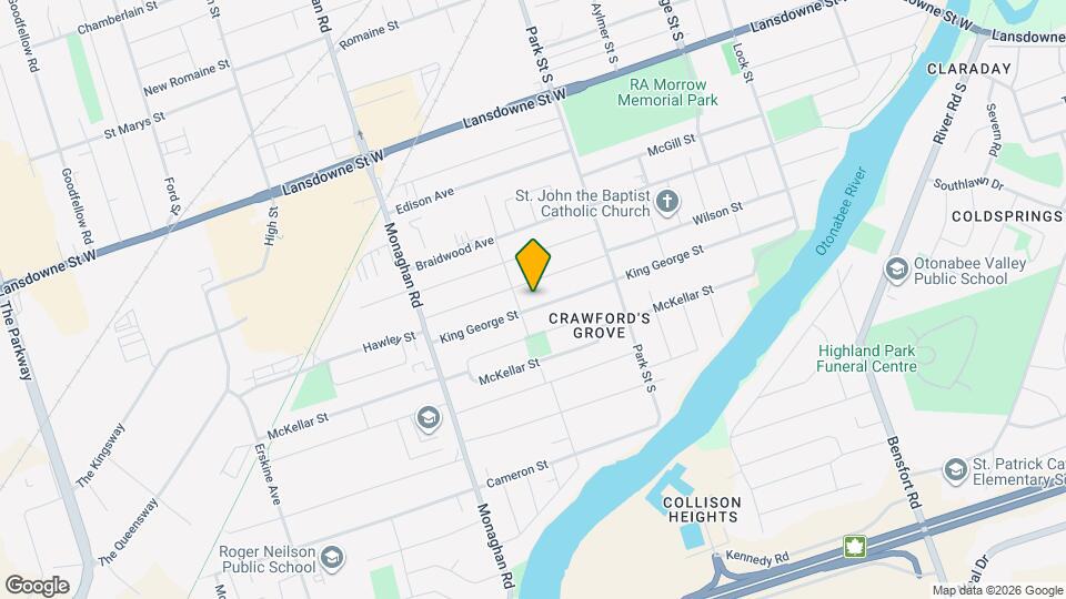 492 King George St Map and Location Details