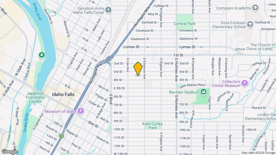 265 1/2 4th St Map and Location Details