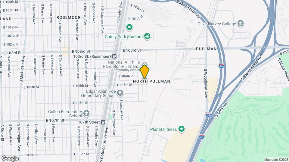 10450 S Maryland Ave, Unit 2F Map and Location Details