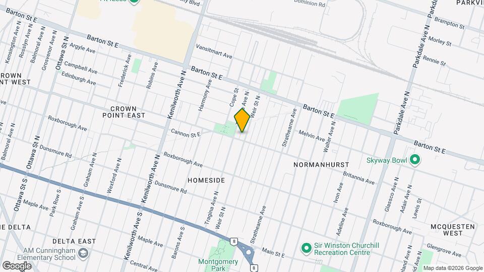 203 Weir St N Map and Location Details