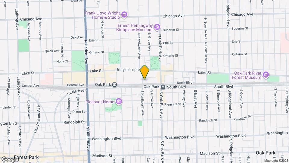 104 N Kenilworth Ave, Unit 110 Map and Location Details