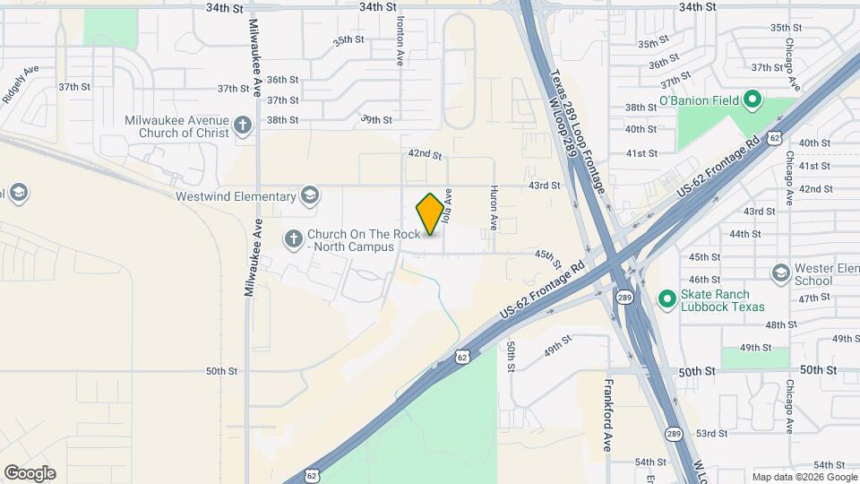 6102 45th St Map and Location Details