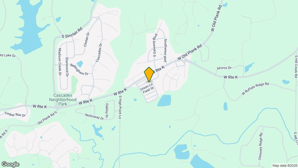 1924 Center St Map and Location Details