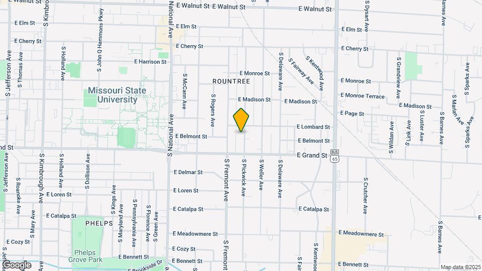 921 S Pickwick Ave Map and Location Details