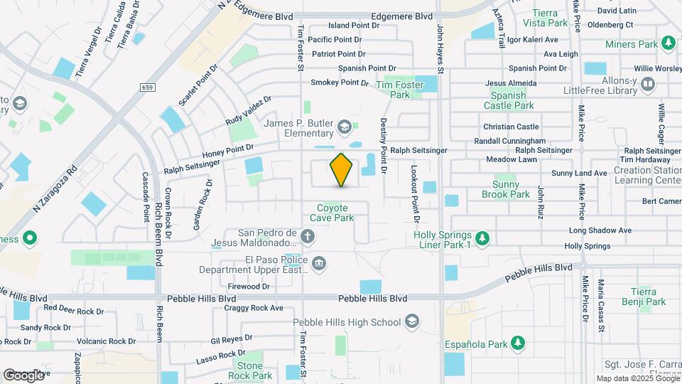 14340 Apache Point Dr Map and Location Details
