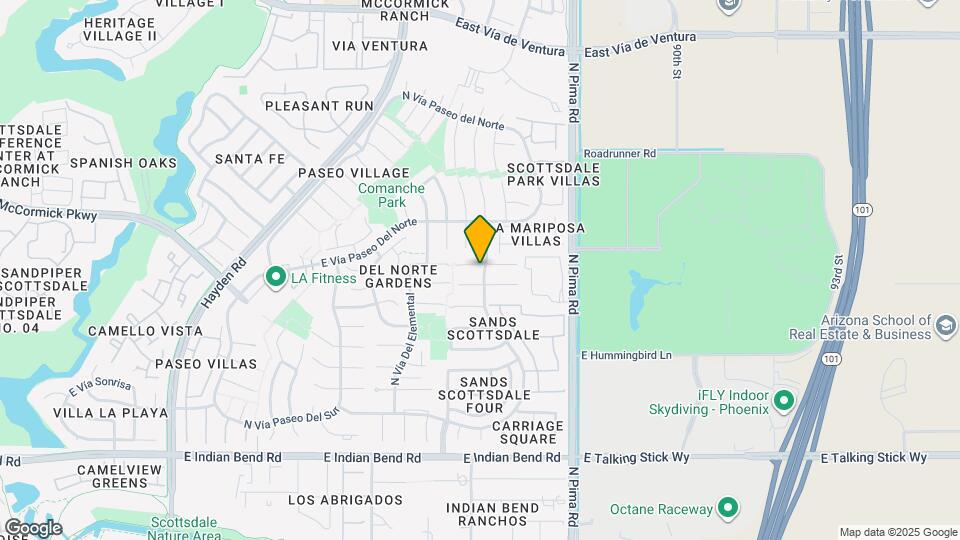 8573 E Vía De La Escuela Map and Location Details