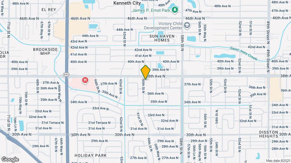 3701 60th St N Map and Location Details