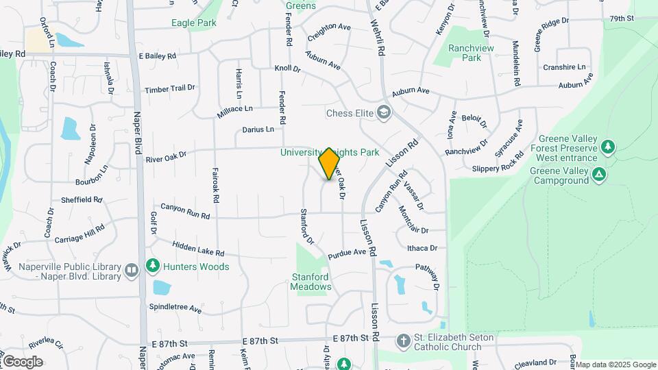 1912 Seton Hall Dr Map and Location Details