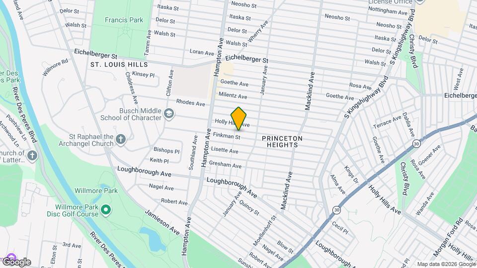 5641 Finkman St Map and Location Details