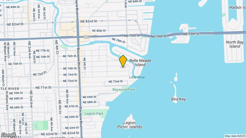 941 NE 73rd St Map and Location Details