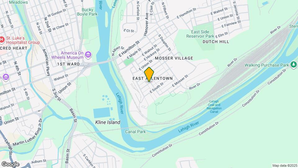 402 S Bradford St Map and Location Details