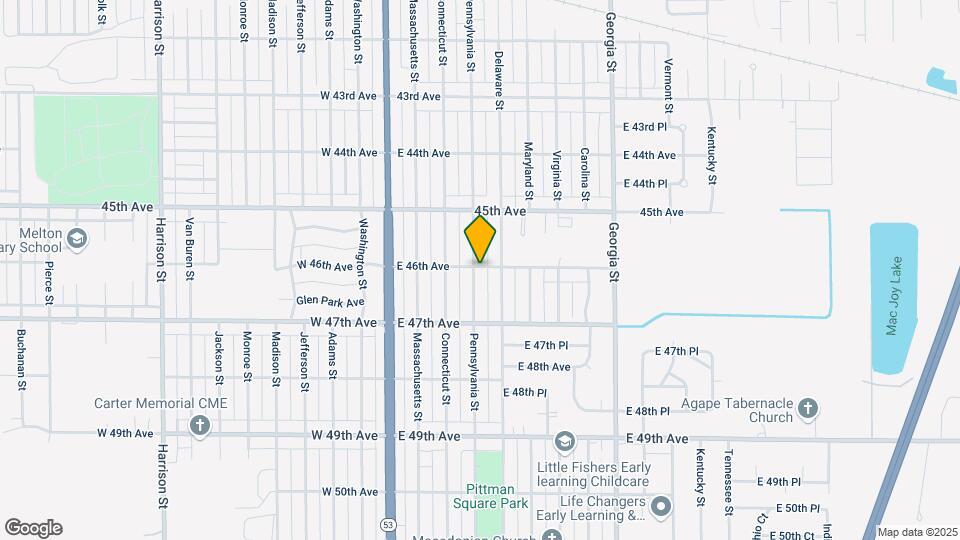 4601 Pennsylvania St Map and Location Details