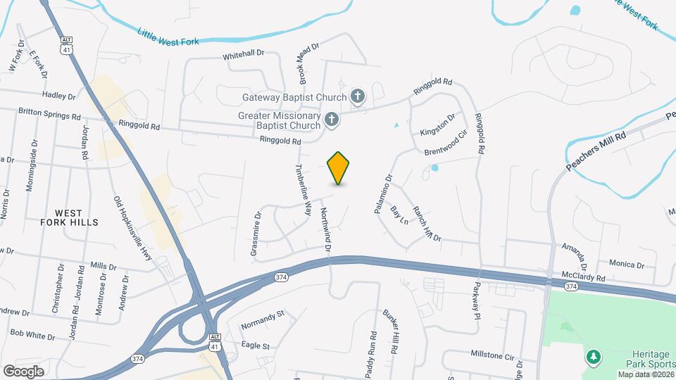 115 Grassmire Dr Map and Location Details