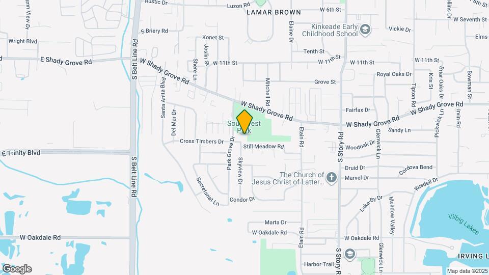 2827 Cross Timbers Dr Map and Location Details