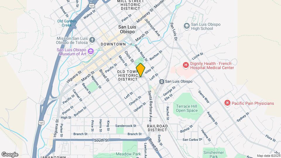 1604 Morro St Map and Location Details