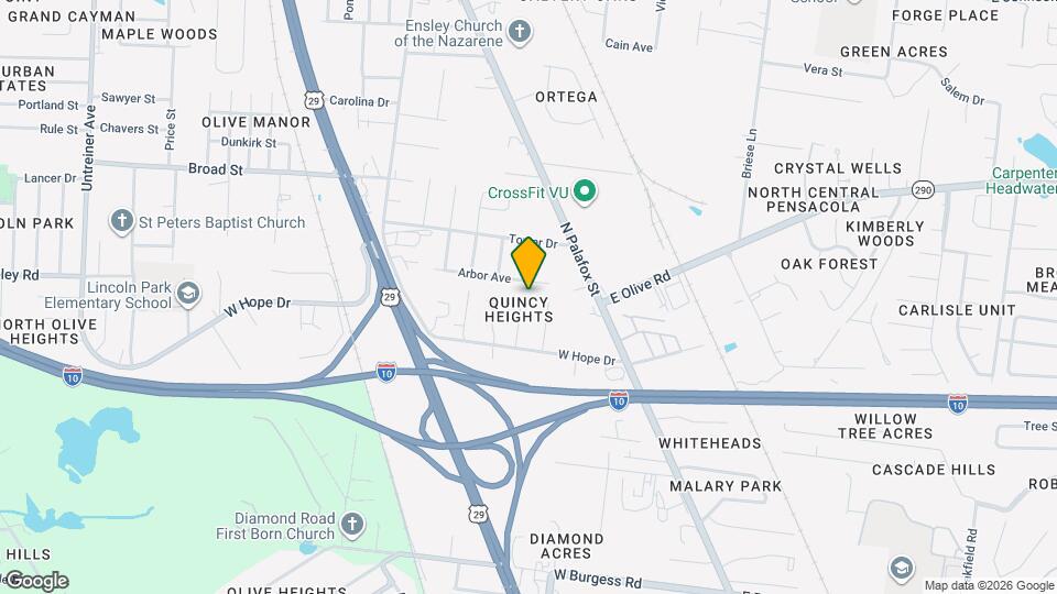 7622 Shamrock Dr Map and Location Details