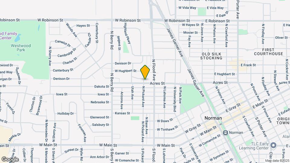 627 W Acres St Map and Location Details
