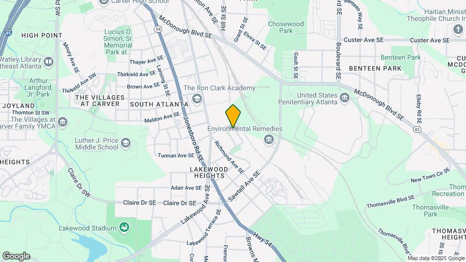 1673 Oak Knoll Cir SE Map and Location Details