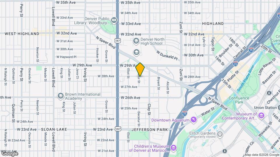 2742 Decatur St Map and Location Details