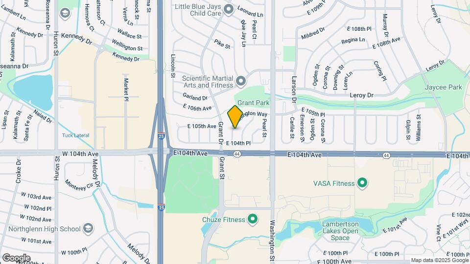 10462 Washington Way Mapa y Detalles de la Ubicación