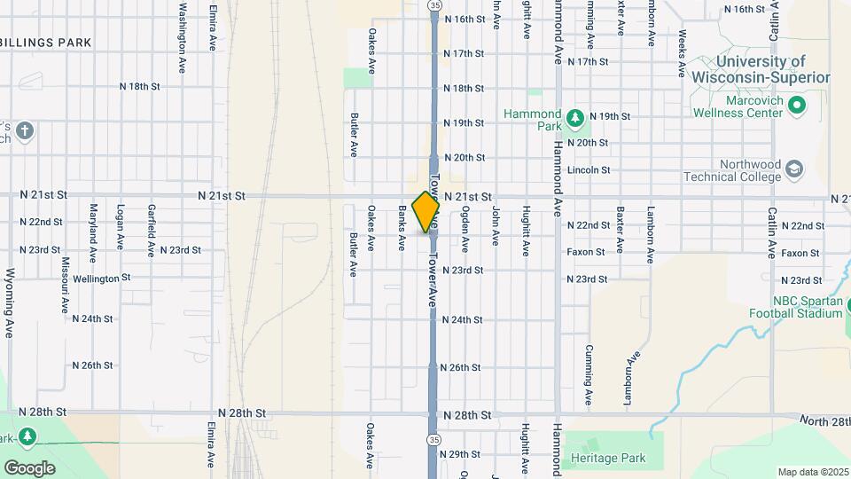 1802 N 22nd St Mapa y Detalles de la Ubicación