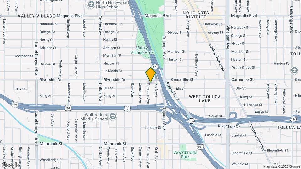 4744 Farmdale Ave Map and Location Details