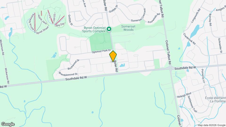 1176 Birchwood Dr Map and Location Details