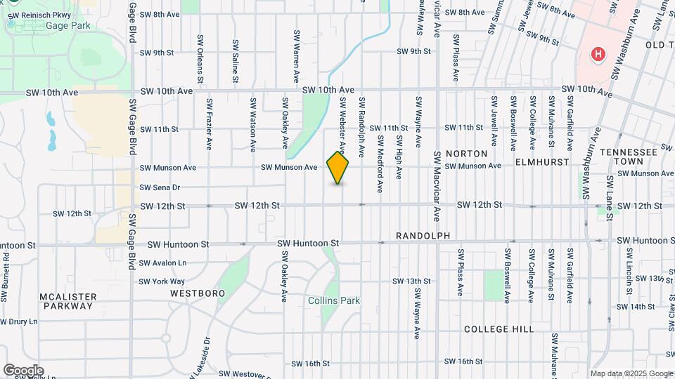 1181 SW Webster Ave Mapa y Detalles de la Ubicación