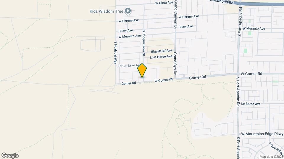 9689 S Conquistador St Map and Location Details