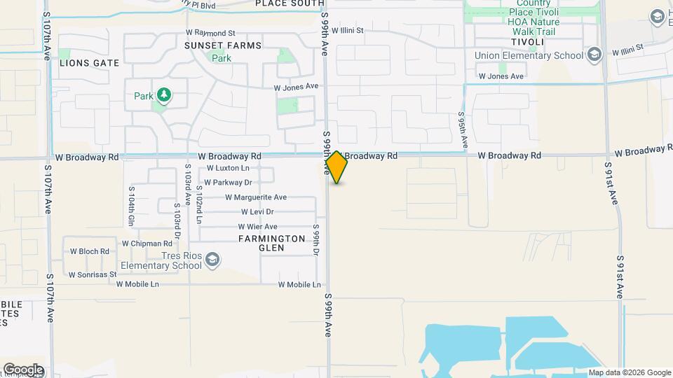 4540 S 98th Ln Mapa y Detalles de la Ubicación