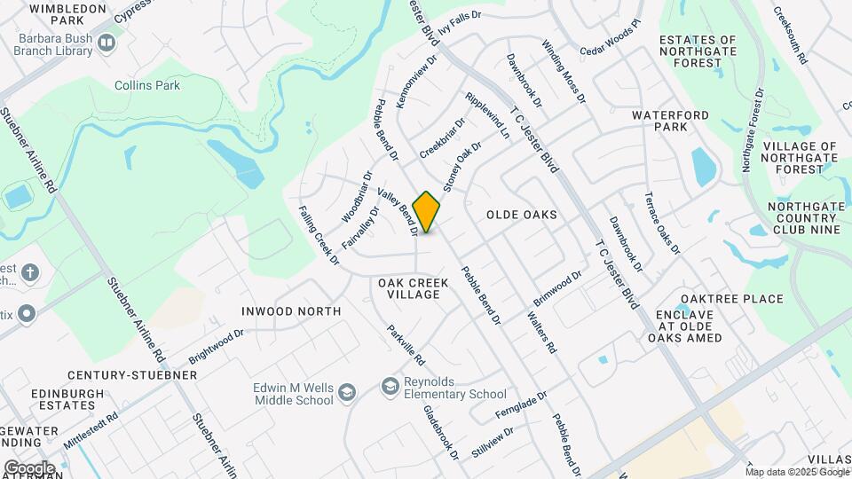 3631 Glenpine Dr Map and Location Details