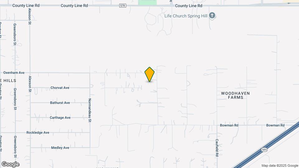 18321 Edgewood Dr Map and Location Details