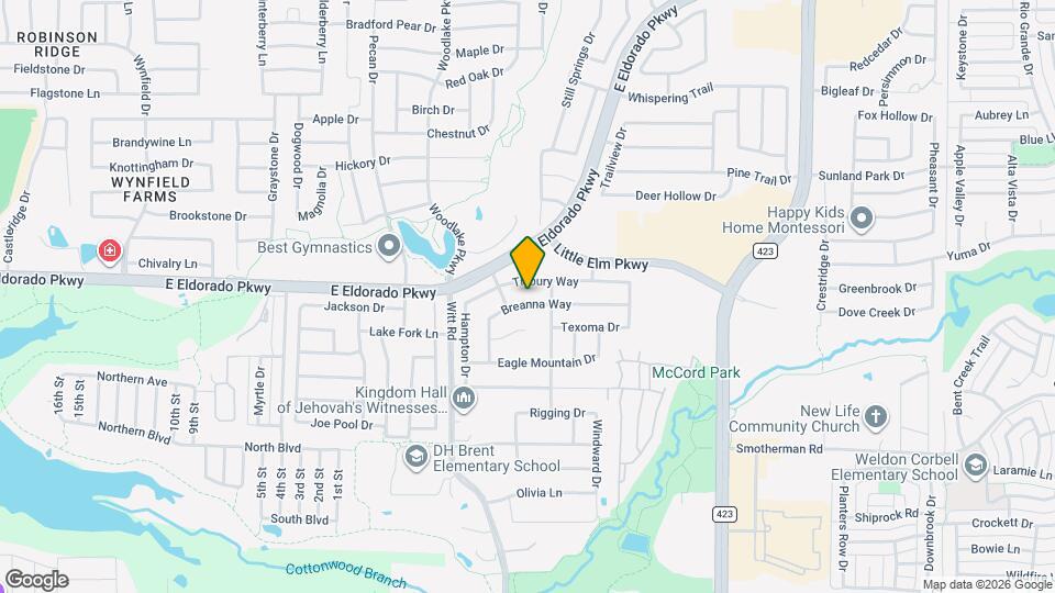 2309 Breanna Way Map and Location Details