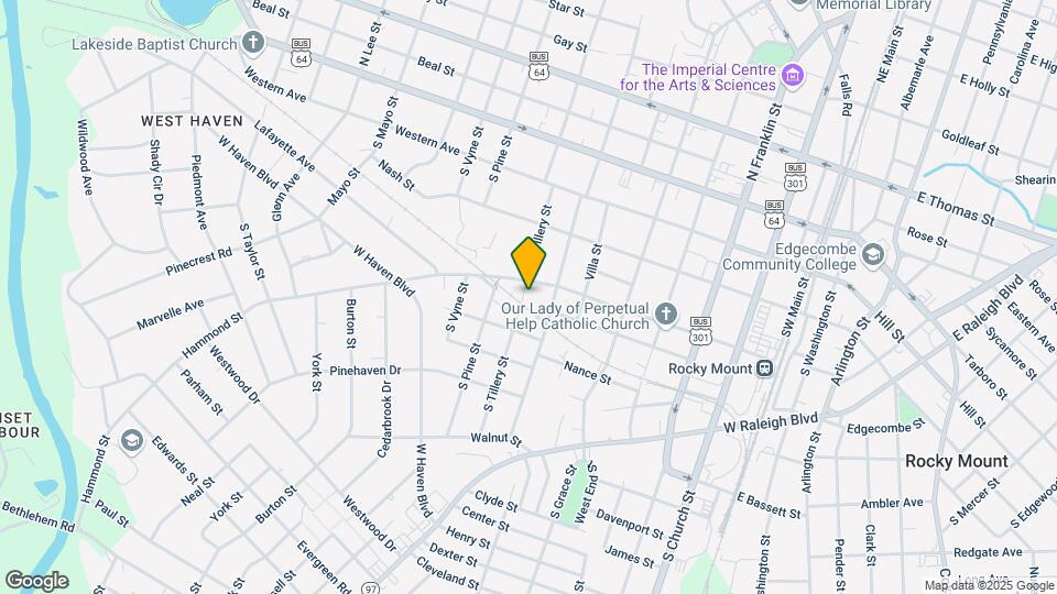 413 S Tillery St, Unit 413 Map and Location Details
