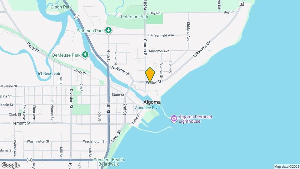 84 E North Water St Map and Location Details