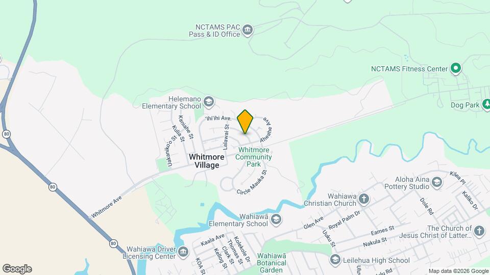 1164 Hoihoi Ave Map and Location Details