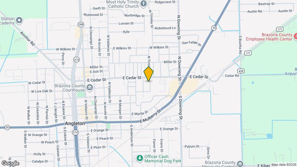431 N Tinsley St Mapa y Detalles de la Ubicación