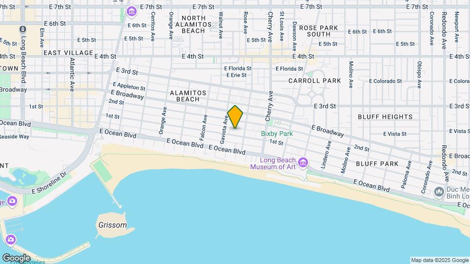 1739 E 1st St Map and Location Details